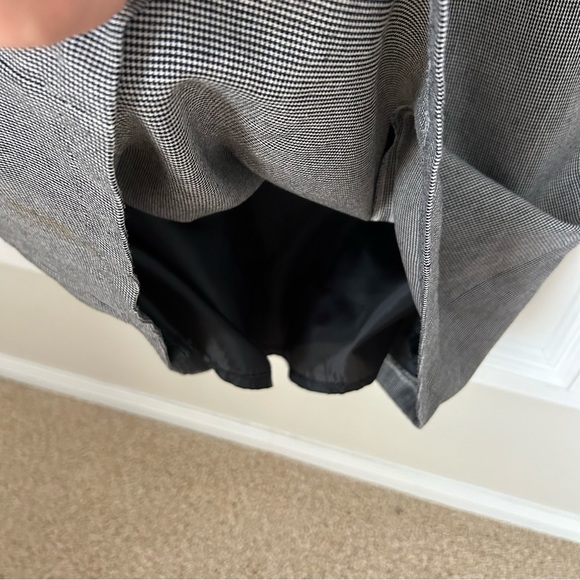 Vintage Cap Sleeve Black White Career Dress XS Work Professional Pockets - Picture 5 of 7